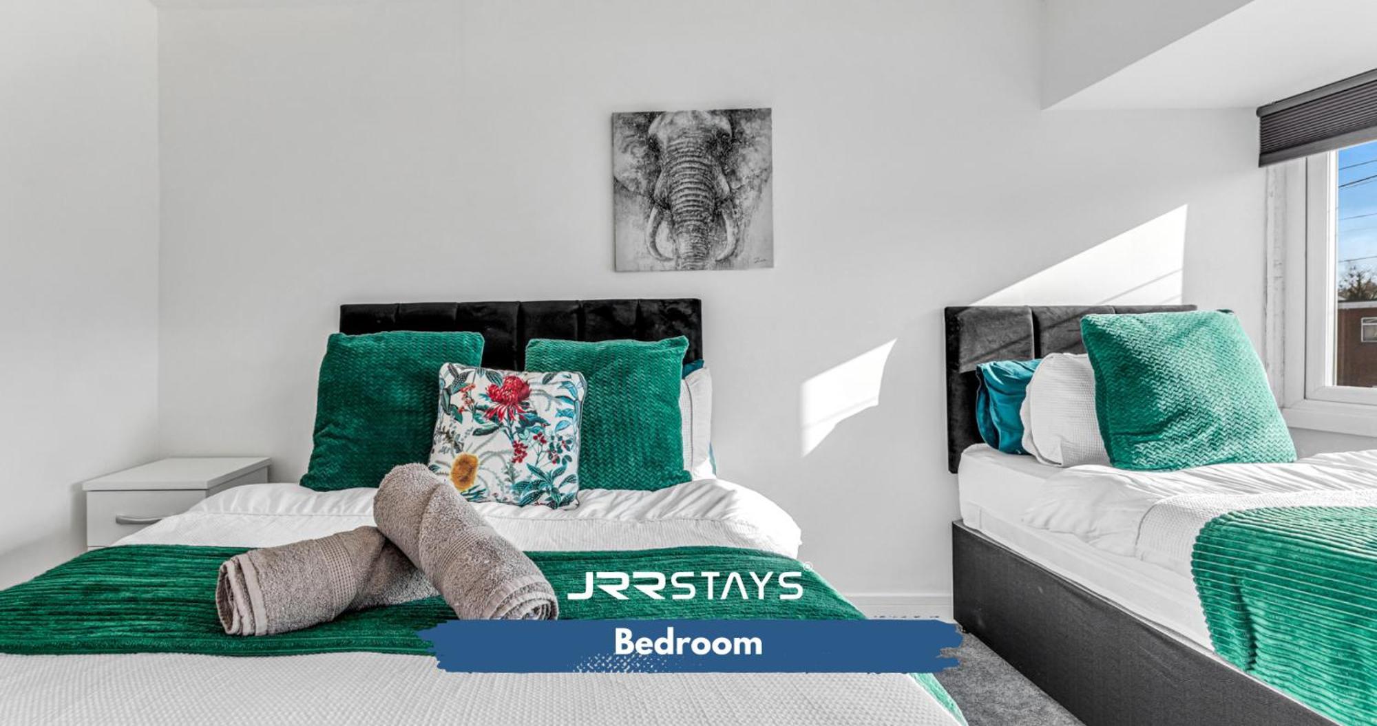 Tipton 3 Bedroom House Garden Sleeps 7 - Jrr Stays Coseley Eksteriør bilde